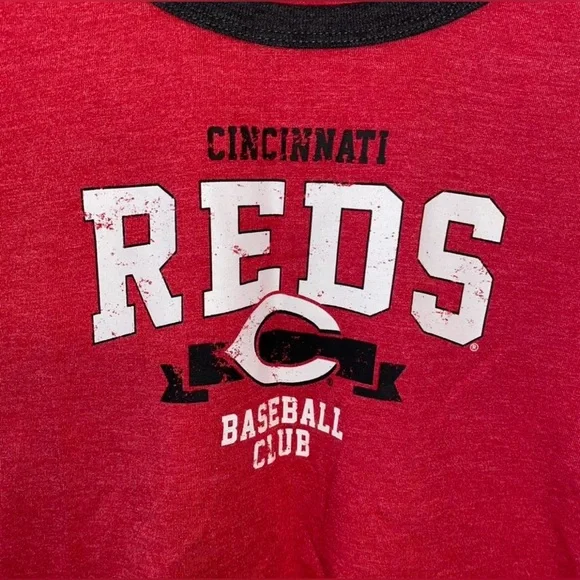 Cincinnati Reds Ringer T-Shirt - Picture 2 of 3